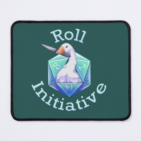 Item preview, Roll Initiative Goose - Teal designed and sold by -Solarly-.