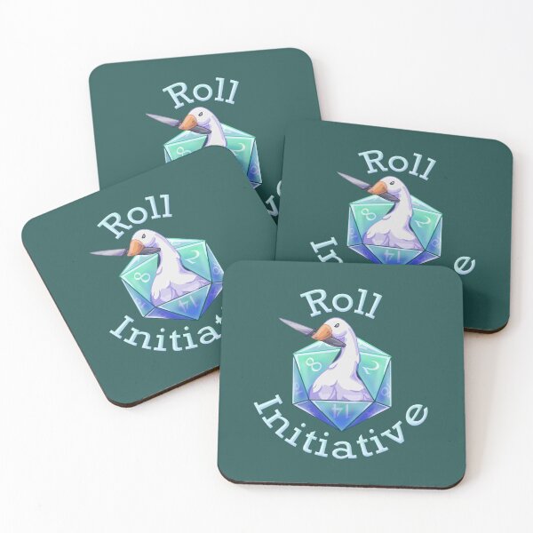 Item preview, Roll Initiative Goose - Teal designed and sold by -Solarly-.