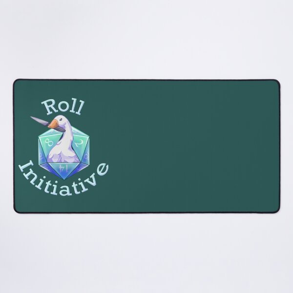Item preview, Roll Initiative Goose - Teal designed and sold by -Solarly-.