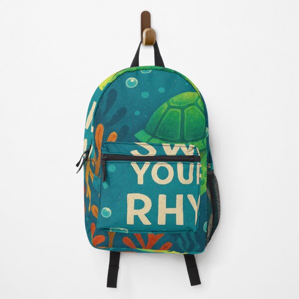 Item preview, Swim At Your Own Rhythm Cute Sea Turtle Ocean Nursery Art designed and sold by LoveNurseries.