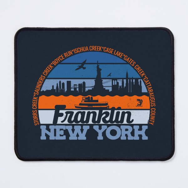 Item preview, Franklin New York Sunset Retro Vintage Local Pride Logo designed and sold by CRHPOD20.