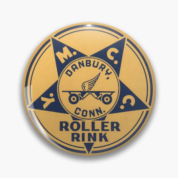 Item preview, YMCC Roller Rink Danbury Connecticut Roller Skating Rink Sticker Decal Label designed and sold by tislord.