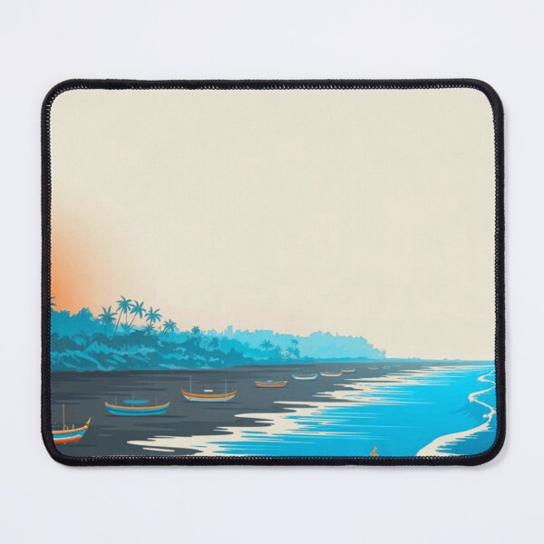 Item preview, Canggu Sunset Surf Beach Illustration designed and sold by YounexxART.