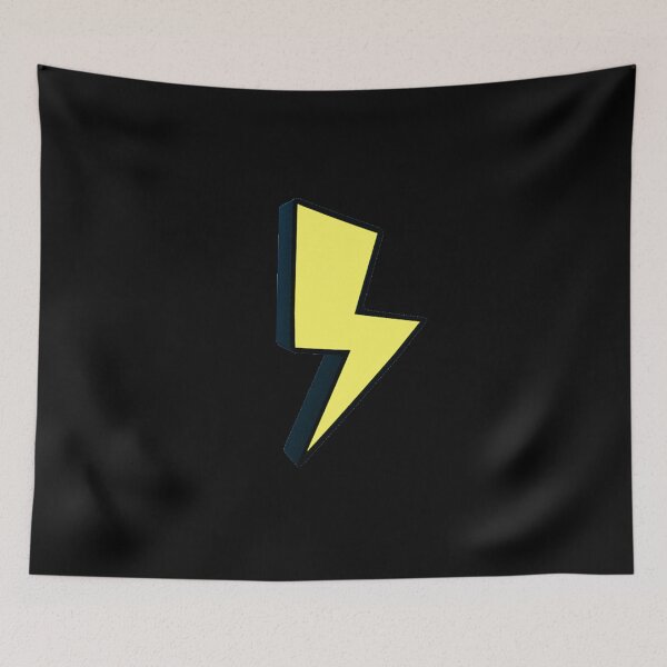 Item preview, 3D Yellow Lightning Bolt Icon designed and sold by Creatby7030.
