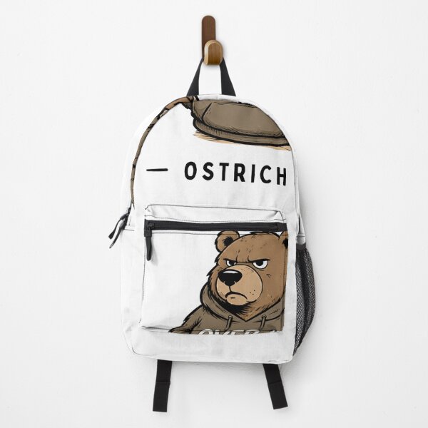 Item preview, Ostrich Club - Over it Bear Sticker designed and sold by ostrich.club.