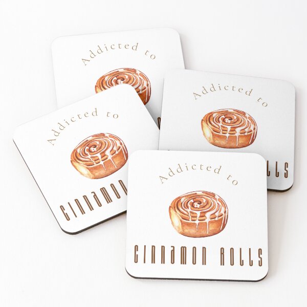 Item preview, Addicted to Cinnamon Rolls Watercolor Wall Art Print designed and sold by MoodsOfMine.