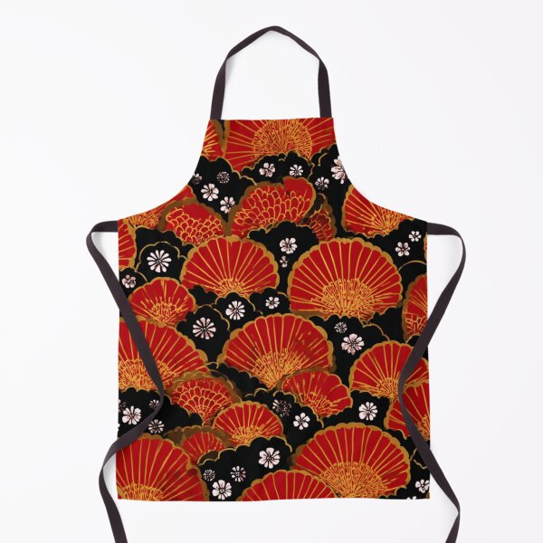 Item preview, Traditional Japanese Fan Sakura Pattern Art designed and sold by NicolasGlowArt.