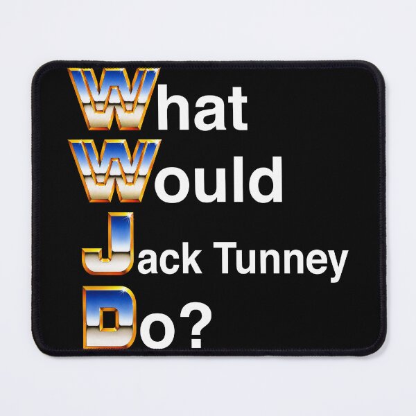 Item preview, "What Would Jack Tunney Do?" WWJD Parody designed and sold by handfuloftights.