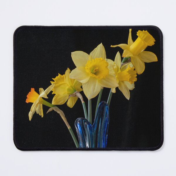 Item preview, Pretty Daffodils in Blue Vase designed and sold by Gerda Grice Photography.
