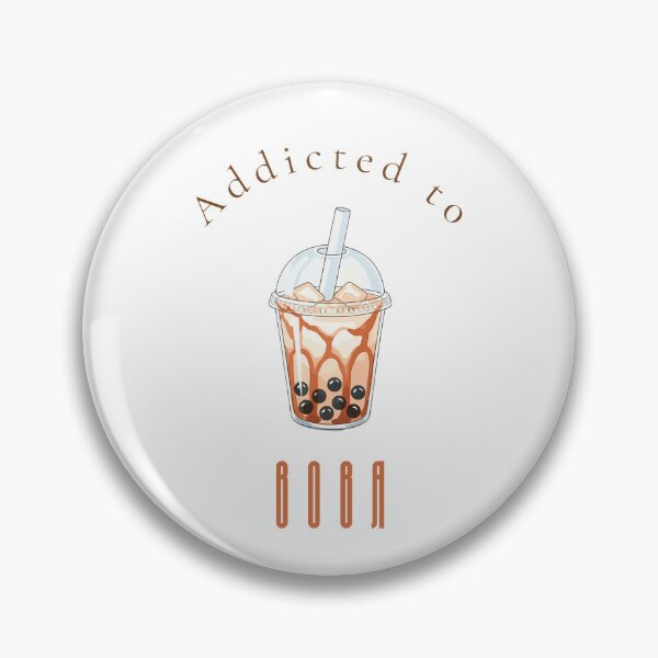 Item preview, Addicted to Boba Bubble Tea Lover Print Retro Wall Art designed and sold by MoodsOfMine.