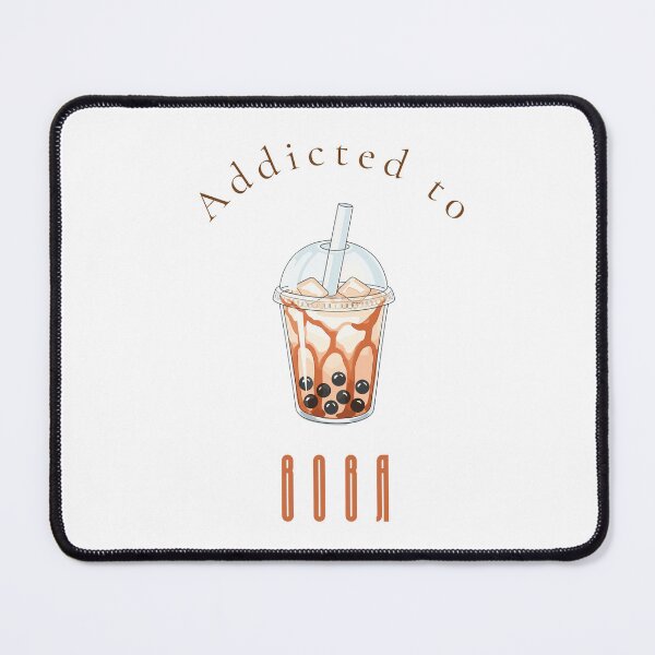 Item preview, Addicted to Boba Bubble Tea Lover Print Retro Wall Art designed and sold by MoodsOfMine.