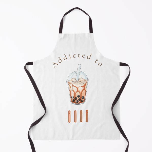 Item preview, Addicted to Boba Bubble Tea Lover Print Retro Wall Art designed and sold by MoodsOfMine.