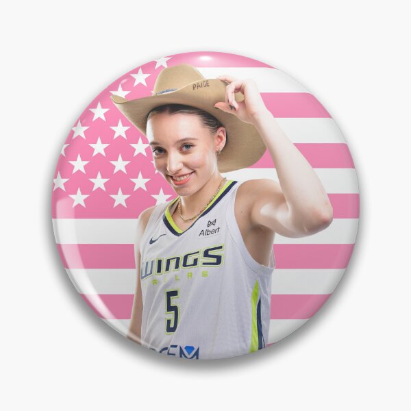 Item preview, Paige Bueckers Pink USA Flag designed and sold by hihoops.
