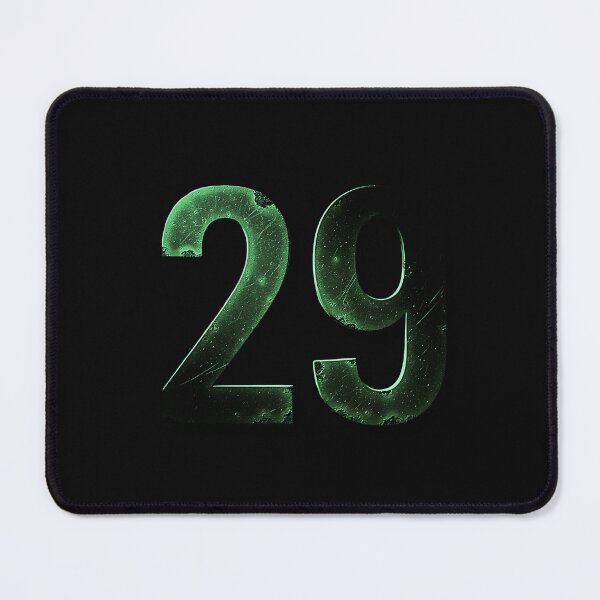 Item preview, Textured Green Number 29 A dark, designed and sold by Creatby7030.