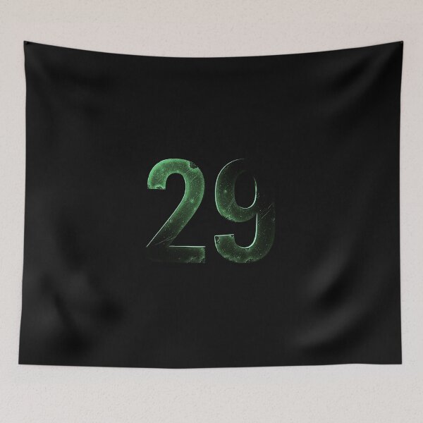 Item preview, Textured Green Number 29 A dark, designed and sold by Creatby7030.