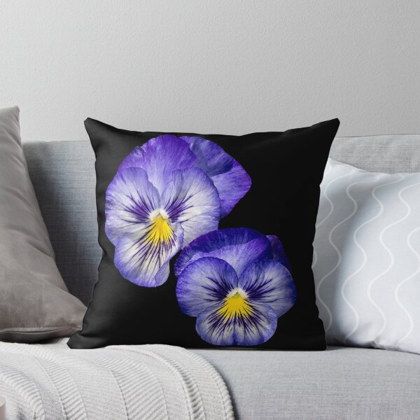 Item preview, Purple & Yellow Pansy Pair — Botanical Floral Macro Photography designed and sold by Susarellis.