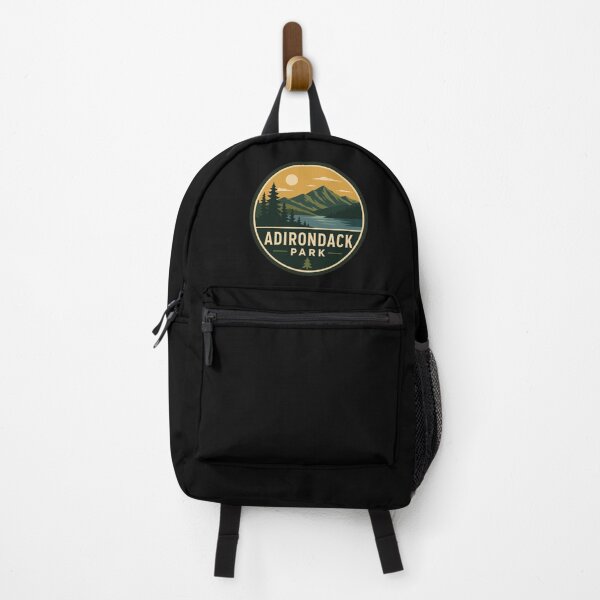 Item preview, Adirondack Park in New York, Vintage Travel Art Circle Emblem designed and sold by MaateoDesign.