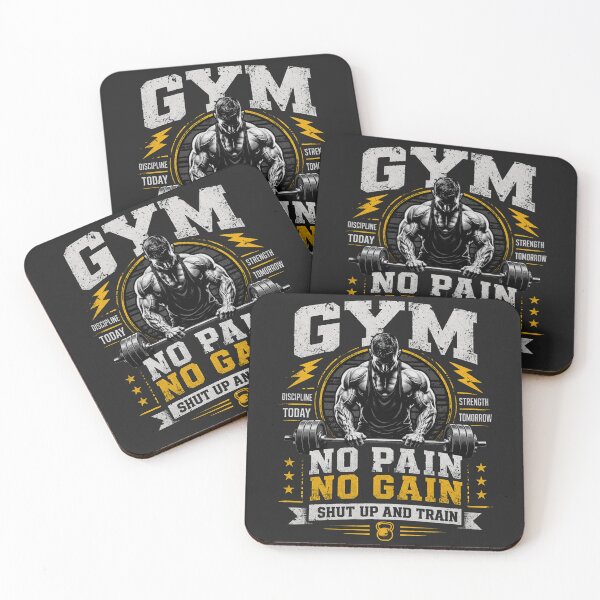 Item preview, No Pain No Gain Shut Up And Train Gym Workout Shirt designed and sold by Drip5.