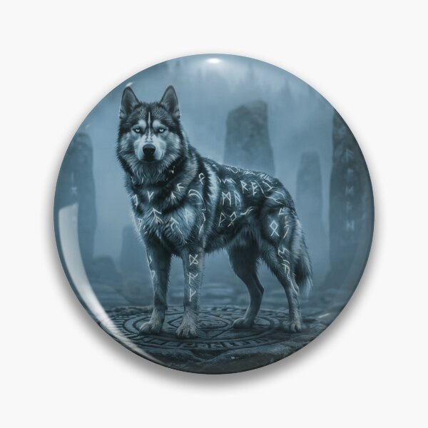 Item preview, THE RUNE‑MARKED DOG designed and sold by  ViralVisionsCreating .