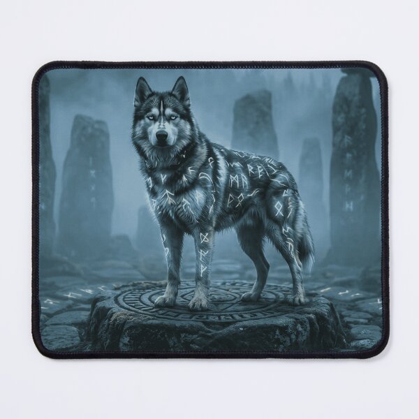 Item preview, THE RUNE‑MARKED DOG designed and sold by  ViralVisionsCreating .