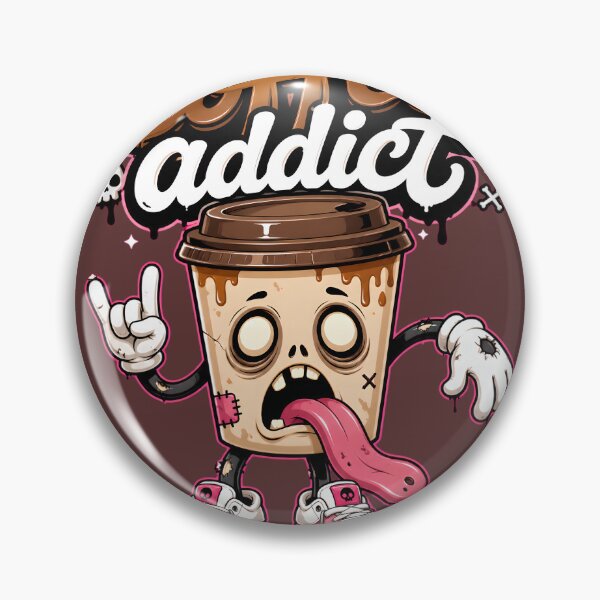 Item preview, Zombie Coffee Cup Addict Illustration designed and sold by Rohan132.
