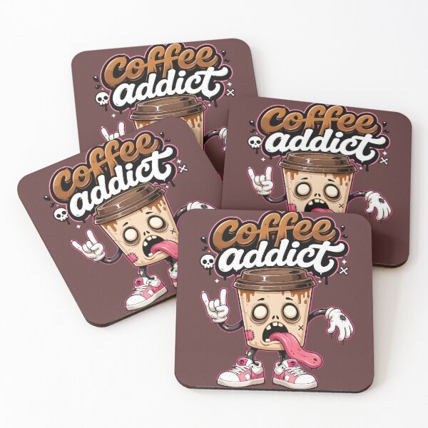 Item preview, Zombie Coffee Cup Addict Illustration designed and sold by Rohan132.