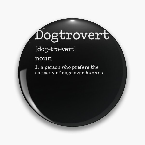 Item preview, Dogtrovert Definition Typography Design designed and sold by SiarheiYur.