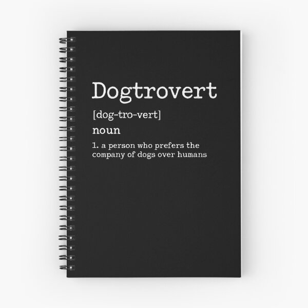 Item preview, Dogtrovert Definition Typography Design designed and sold by SiarheiYur.