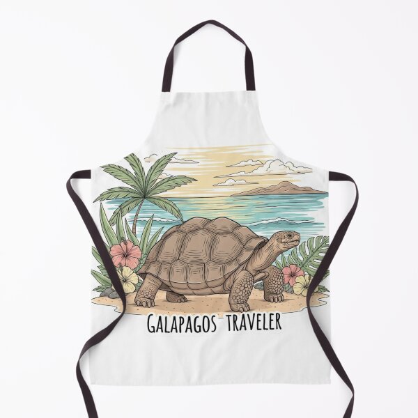 Item preview, Galapagos Traveler Sticker – Giant Tortoise Tropical Beach Design designed and sold by Modefissi.