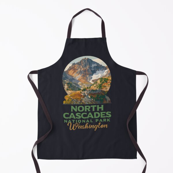Item preview, Vintage North Cascades National Park Washington Travel Badge designed and sold by LinaValearte.
