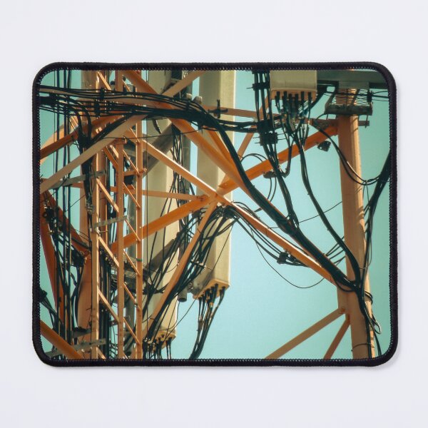 Item preview, Geometric industrial connectivity tower. designed and sold by Jamilly Pontes.