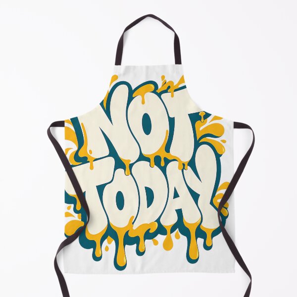 Item preview, Not Today Melting Typography Funny Introvert Graphic Tee designed and sold by etuvibes.