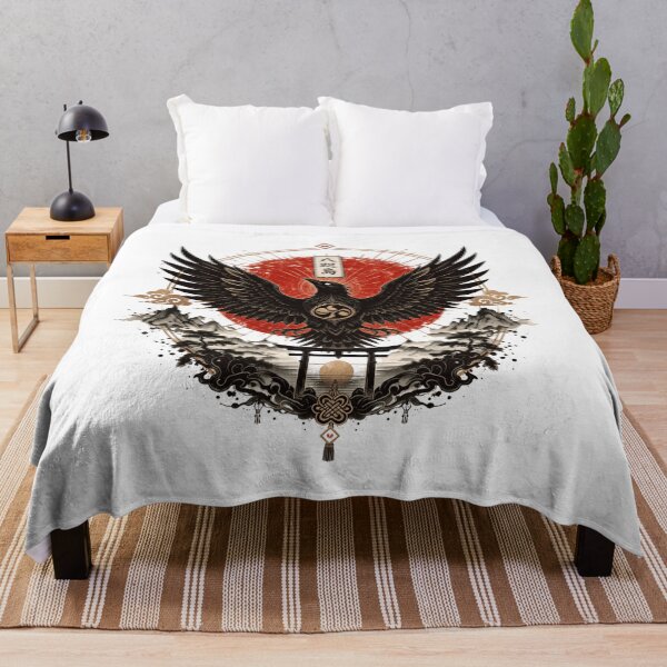 Item preview, Yatagarasu Solar Crest – Japanese Mythic Crow Emblem designed and sold by OblivionRise.