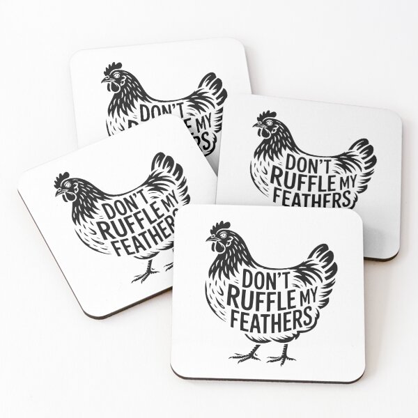 Item preview, Don’t Ruffle My Feathers designed and sold by theartfulaspie.