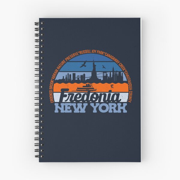 Item preview, Fredonia New York Sunset Retro Vintage Local Pride Logo designed and sold by CRHPOD20.