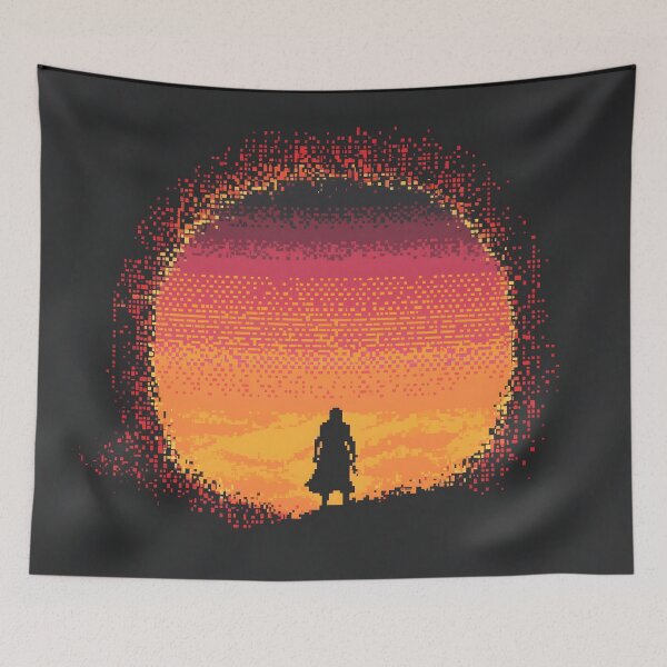 Item preview, Journey's Beginning - Pixel Silhouette designed and sold by ClubVacay.