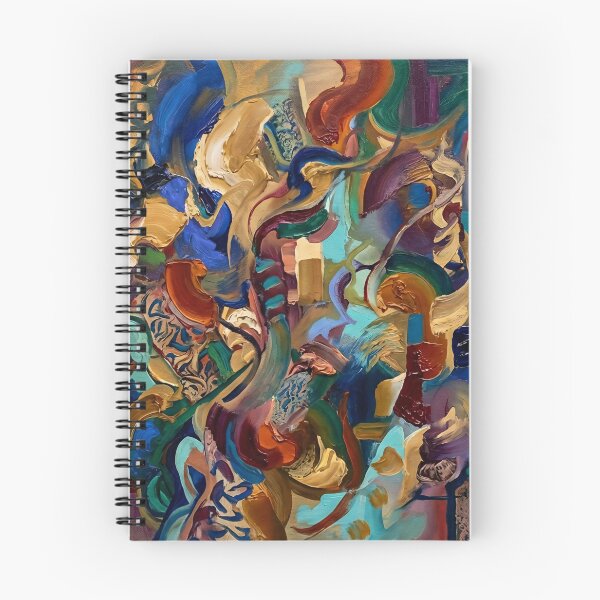 Item preview, Vibrant Abstract Impasto Expressionist Painting designed and sold by PixorStudio.