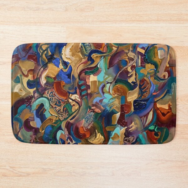 Item preview, Vibrant Abstract Impasto Expressionist Painting designed and sold by PixorStudio.