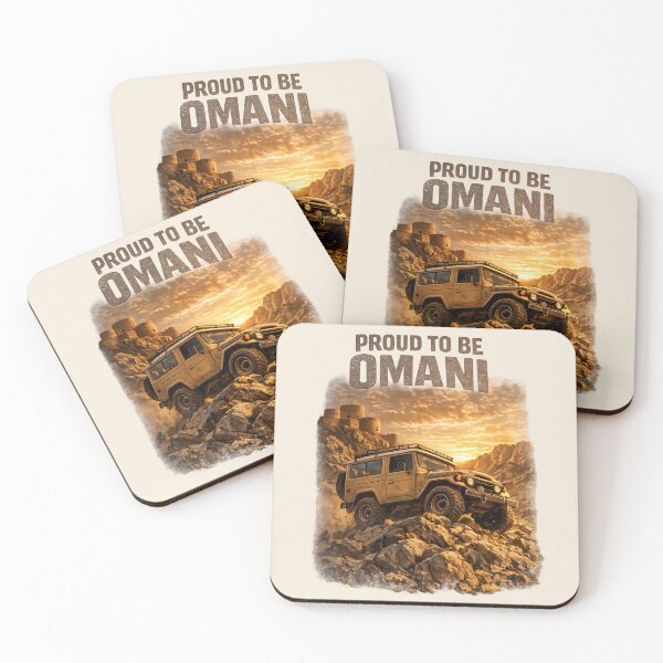 Item preview, Proud To Be Omani Desert Off Road Design designed and sold by Retro Arabica.