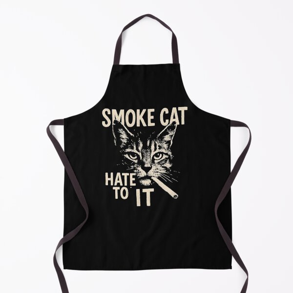 Artikelvorschau, Rauchkatze hasst es Vintage-Stil-Kunst entworfen und verkauft von SiarheiYur.