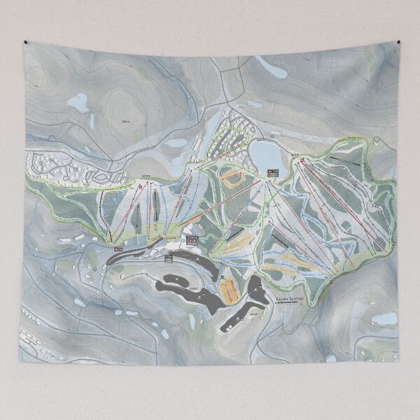 Item preview, Seven Springs Resort Trail Map designed and sold by Mapsynergy.