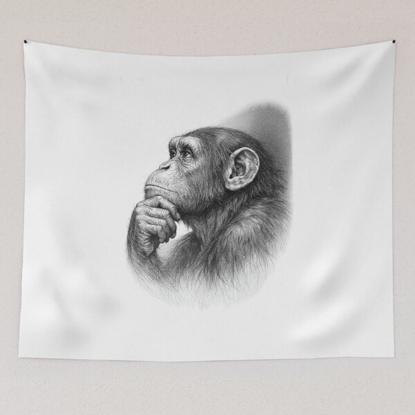 Item preview, Funny Lion Monkey Meme brainrot Rage Bait Monkey Meme designed and sold by faridman.