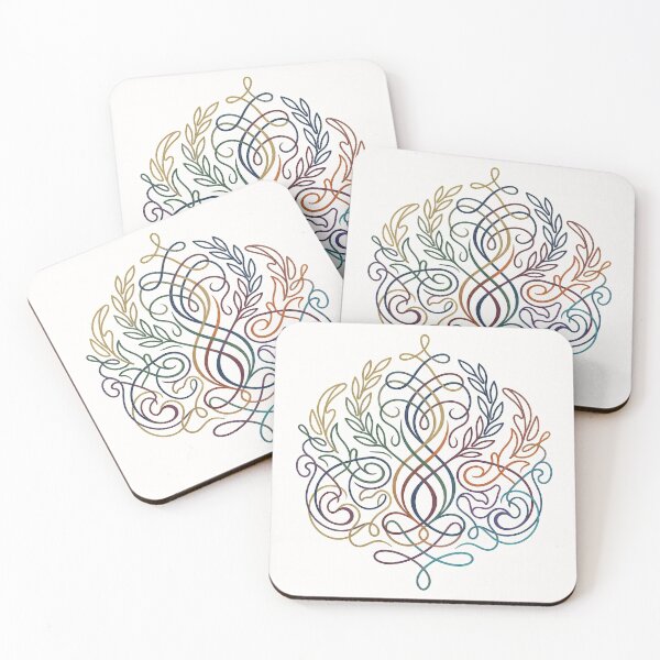Item preview, Boho Knot Line Art Circular Emblem designed and sold by PixorStudio.
