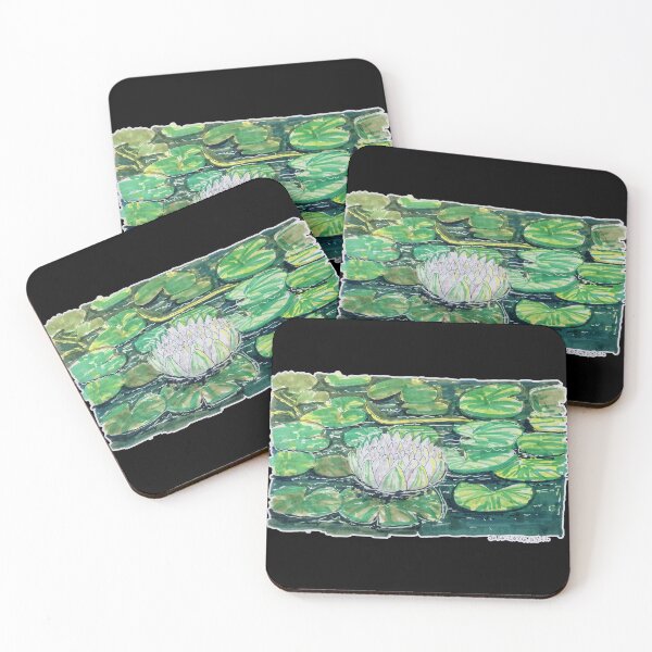 Item preview, Water Lily and Lily Pads designed and sold by JoseloRochaArt.