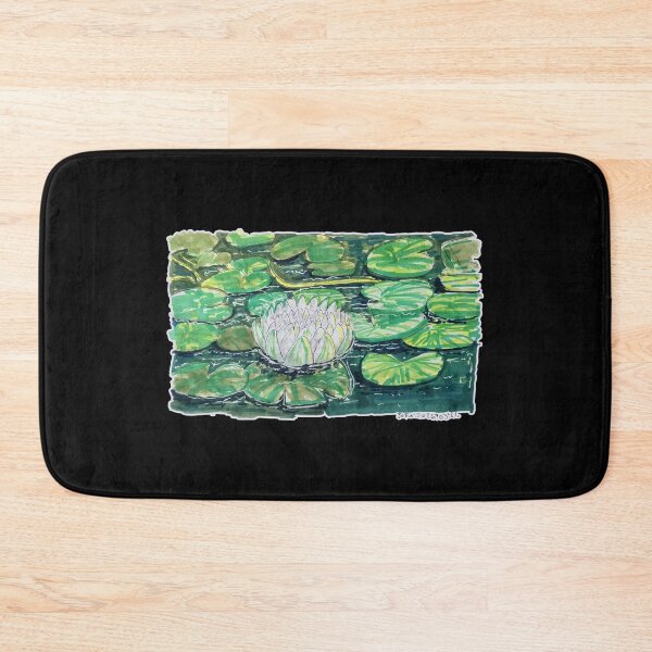 Item preview, Water Lily and Lily Pads designed and sold by JoseloRochaArt.