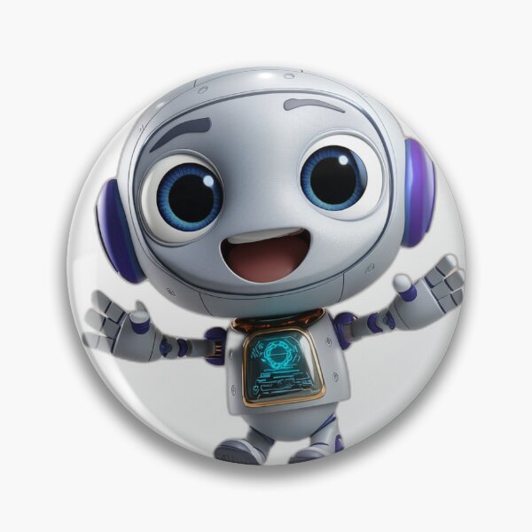 Item preview, Geary Bot™ Jumping for Joy — Happy Cute Robot designed and sold by Gearybot.