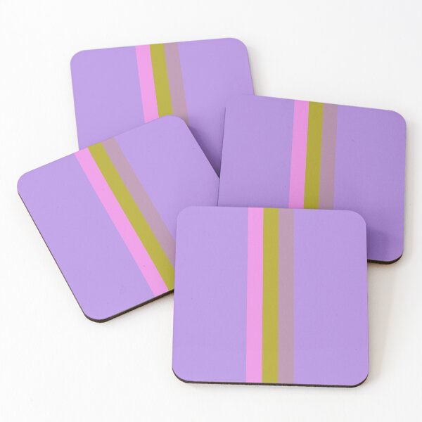 Item preview, Color Block Stripe // Pink Blossom Lilac designed and sold by House of KE Designs.