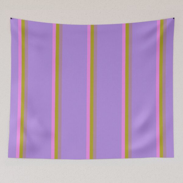 Item preview, Color Block Stripe // Pink Blossom Lilac designed and sold by House of KE Designs.