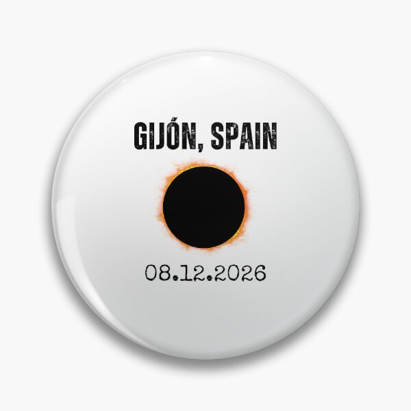 Item preview, Gijón Spain Solar Eclipse 08.12.2026 designed and sold by snowry.