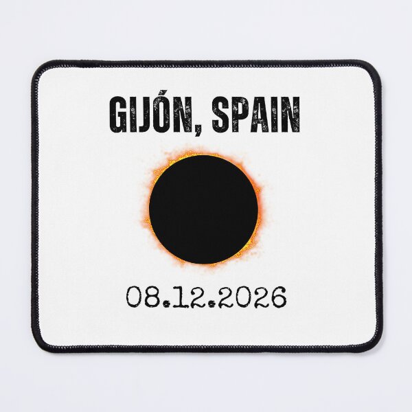 Item preview, Gijón Spain Solar Eclipse 08.12.2026 designed and sold by snowry.
